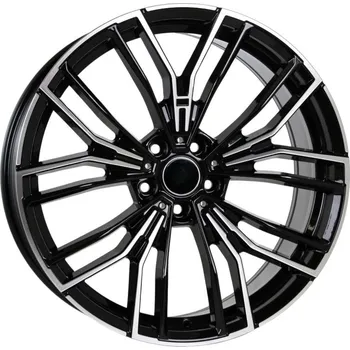 Disk Alu kola Racing Line B5964, 19x9 5x112 ET44, černá + leštění (zátěžová) vhodné pro BMW 5 G30, G31 (2017-2023)