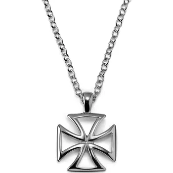 Náhrdelník Maltský křížový ocelový náhrdelník - Lucleon