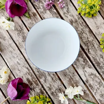 TOM miska kompotová 16 cm, modrá linka, Thun 1794 (Porcelánová miska 1. jakost)