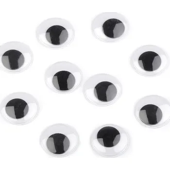 Samolepicí oči Ø25 mm - 10 ks