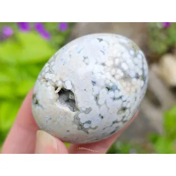 Přírodní kámen Leštěný kámen jaspis oceánový 84g