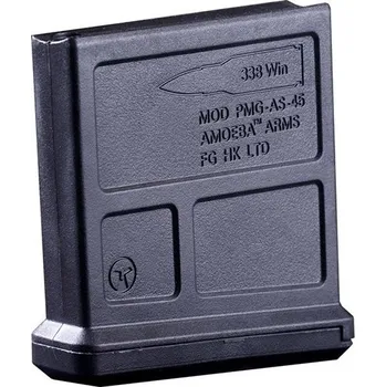 Dlouhý zásobník pro ARES Amoeba Striker AS01/02/03 - černý, tlačný, 45bb, Ares/Amoeba