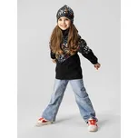 Unuo Unuo, Dětská softshellová bunda s fleecem Slim, Černá, Zahrada /134