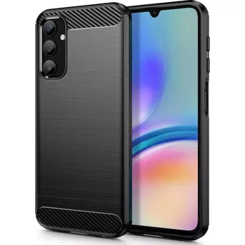 Pouzdro na mobilní telefon Kryt Samsung Galaxy A05s Tech-Protect TPU Carbon black