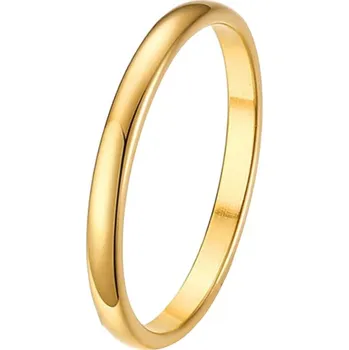 Prsten Flamenco Mystique Pozlacený prsten z chirurgické oceli PST925, velikost prstenu: US7 EU14 Velikost prstenu: US8 EU17