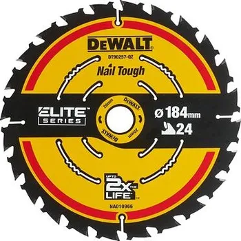 Pilový kotouč DeWalt DT90257 pilový kotouč 184*20mm, 24Z ATB +20° univerzální řez