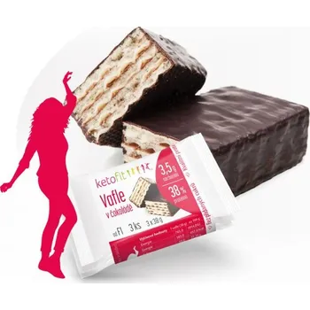Keto dieta Proteinové vafle v čokoládové polevě 3×38 g