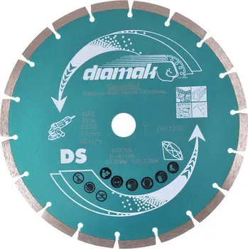 Řezný kotouč MAKITA D-61145 diamantové segmentové kotouče 230x22,23mm 1ks free_store_pickup