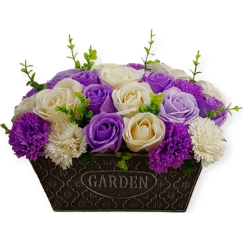 umělá květina made by ANTEROS Dekorace Mýdlová kytice z mýdlových květů Justina III