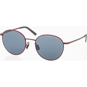 Sluneční brýle PORSCHE DESIGN Sunglasses P´8969 sluneční brýle červeno černé s modrými skly (Jedinečné unisex sluneční brýle od Porsche Design s robustním rámem z nerezové oceli.)