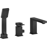 Erga Afeo, 3-otvorová vanová baterie, černá matná, ERG-YKA-BW.AFEO-BLK