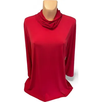 Dámská tunika Trička a roláky, Barva Černá, Velikost 40 - na zakázku, Materiál 70%Pes 27%Ny 3%Op