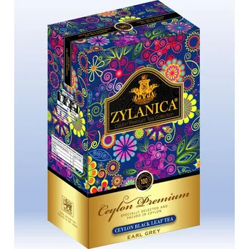 Káva Zylanica Earl Grey - Ceylonský sypaný černý čaj s bergamotovým olejem 100g