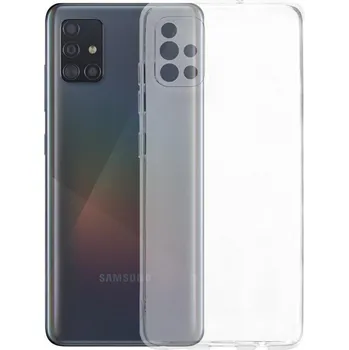 Pouzdro na mobilní telefon CVK Samsung A51 - Průhledný kryt Typ krytu: Hladký