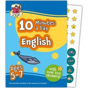 Anglický jazyk New 10 Minutes a Day English for Ages 5-7 (with reward stickers) - CGP Books