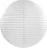 PartyDeco Lampion kulatý bílý, 45 cm