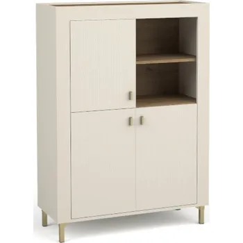 Šatní skříň DOLMAR Skříňka - MOSSA MO5, kašmír/dub whisky