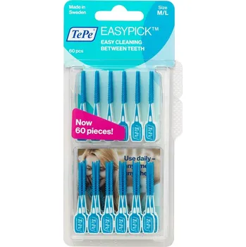 TEPE EasyPick dentální párátka M/L (modrá), 60ks