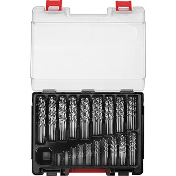 Vrták NÁSTROJE CZ Prodejní box s vrtáky 338RN HSS 170kusů 1-10mm x 0,5mm, plastový kufr - SV338RNHSS-170P