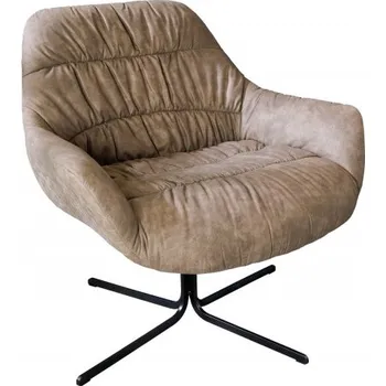 Křeslo Křeslo otočné BIG DUTCH taupe samet