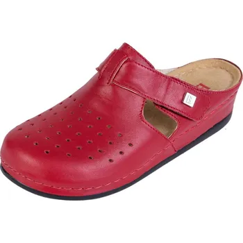 Dámská zdravotní obuv Buxa Dámská zdravotní kožená obuv BZ241 - Červená Velikost: 37