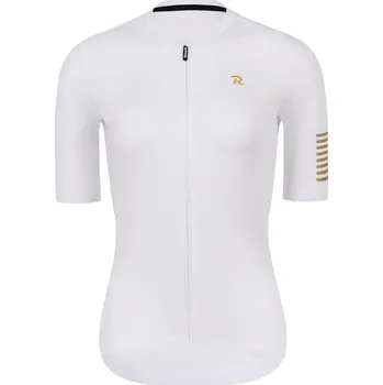 cyklistický dres RIVANELLE Cyklistický dres s krátkým rukávem - VICTORIOUS GOLD LADY - bílá 2XL