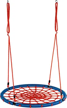 Dětská houpačka Aga K18330 závěsný houpací kruh 120 cm modrý/červený