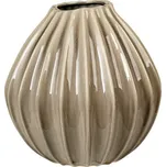 Váza Broste WIDE L V.30cm šedohnědá