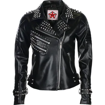 Dámská casual bunda bunda dámská (křivák) BLACK PISTOL - Rockers Lady - Sky Black - L