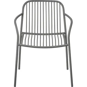 Zahradní stůl Zahradní židle s područkami Blomus YUA tmavě šedá 2