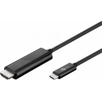Počítač Goobay USB-C – kabel HDMI 1,8 m černý (533969)