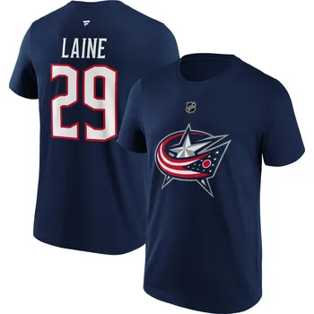 Pánské tričko Fanatics Pánské tričko Patrick Laine #29 Columbus Blue Jackets NHL Name & Number Graphic T-Shirt Velikost: XL