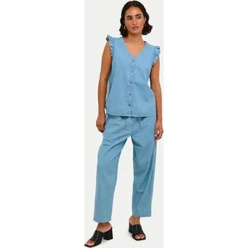 Dámská halenka Kaffe Halenka Louise 10508521 Modrá Regular Fit 36