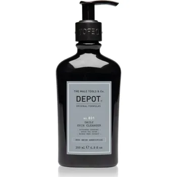 Pleťový peeling DEPOT 800 SKIN SPECIFICS NO. 801 DAILY SKIN CLEANSER čisticí gel pro všechny typy pleti 200 ml