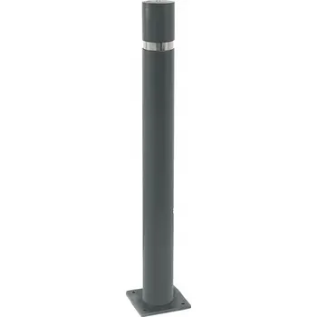 Kovový zahrazovací sloupek Benito Hospitalet s montážní patkou