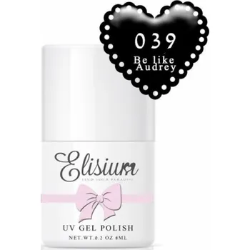 Lak na nehty Elisium UV Gel hybridní lak 039 Be Like Audrey 8ml