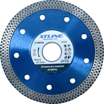 Řezný kotouč XTLINE Kotouč diamantový turbo SLIM CUT | 115x0,8/1,2x22,2x10 mm