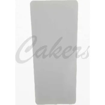 Čokoláda Dekorační podnos 15x30cm - bílý