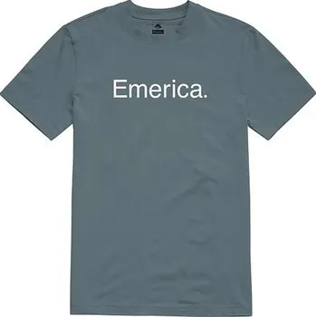 Pánské tílko triko EMERICA Pure Tee DUSTY BLUE velikost oblečení S