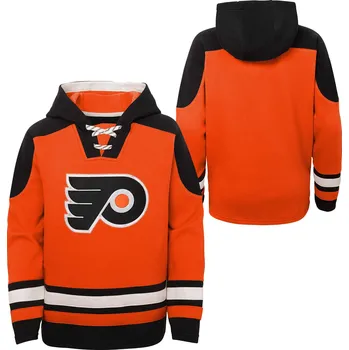 Chlapecká mikina Outerstuff Dětská mikina Philadelphia Flyers NHL Ageless Must-Have Home Velikost: Dětské M (10 - 12 let)