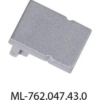 Průmyslové svítidlo MCLED Koncovka pro PK2 bez otvoru stříbrná ML-762.047.43.0