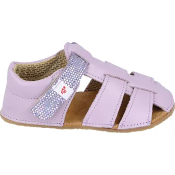Dívčí sandály Ef barefoot sandálky - Sam lilla 25