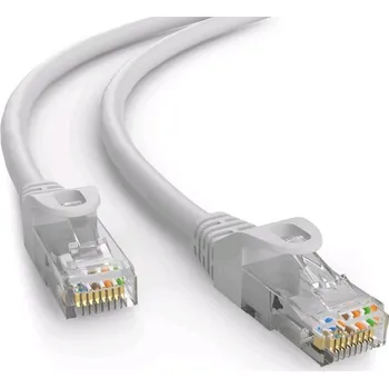 Elektrokoloběžka C-TECH kabel patchcord Cat6e, UTP, šedý, 0, 5m