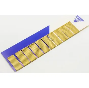 Sponky do vlasů profilované s kuličkami, barva krémová 6 cm, 100 ks