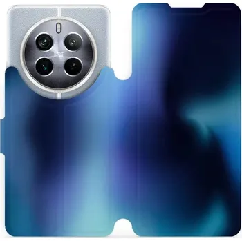 Pouzdro na mobilní telefon Flipové pouzdro Mobiwear - Realme 12 Pro Plus 5G - VP68S Modrý odstín (Knížkové flip pouzdro, obal, kryt na mobil Realme 12 Pro Plus 5G - VP68S Modrý odstín, materiál Umělá kůže + TPU - ochrana 360°, stojánek, silikonová vanička, magnetické zavírání)