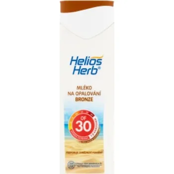 Přípravek na opalování Helios Herb Mléko na opalování Bronze OF 30 200ml