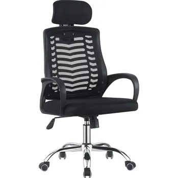 Tempo Kondela Kancelářská židle, černá/chrom, IMELA NEW TYP 1