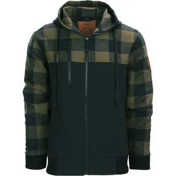Pánská softshellová bunda FOSTEX Bunda dřevorubecká černo/zelená kostkovaná Lumbershell Jacket Fostex® Velikost: M