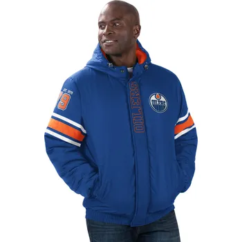 Pánská větrovka G-III Pánská bunda Edmonton Oilers NHL Tight End Winter Jacket Velikost: XL