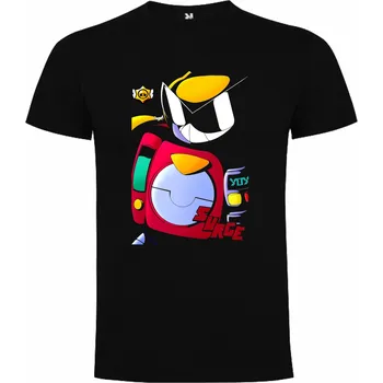 Chlapecké tričko Tričko Surge Brawl Stars Wallpaper Barva: černá, Velikost: XXL